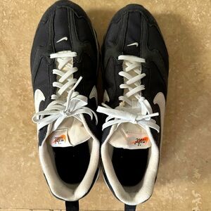 Nike Air Max Dawn black and white shoes